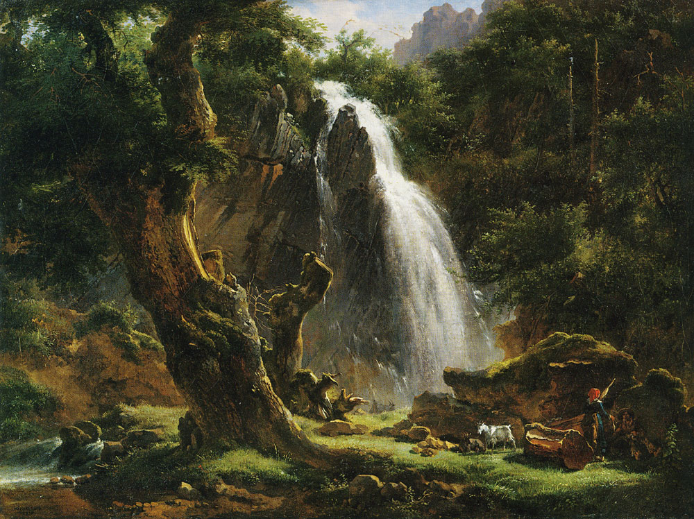 Achille-Etna Michallon - Waterfall at Mont-Dore